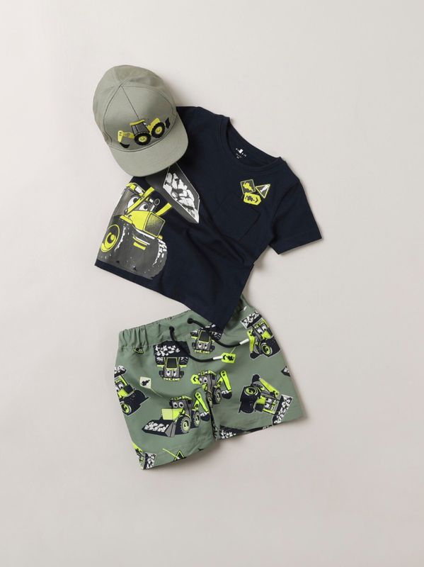 NmmJCB Miller long swimshorts - Hedge Green 