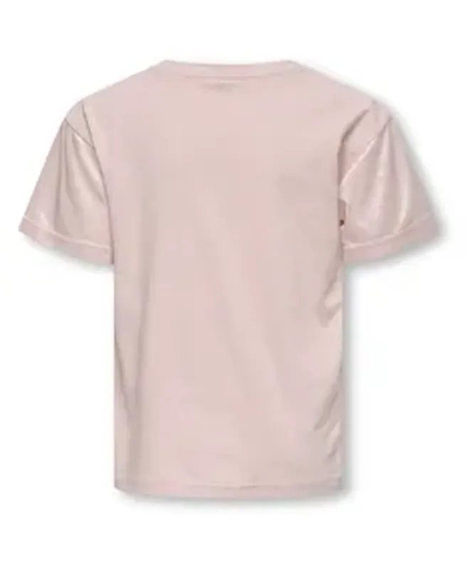 KogLulup s/s v-neck sporty top - Rose Smoke