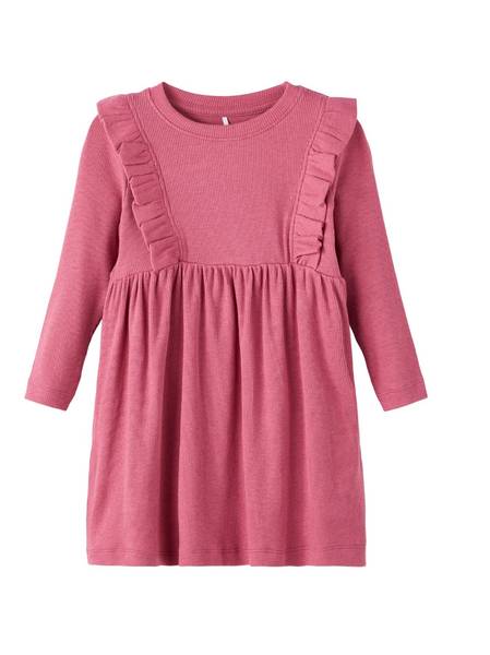 Bilde av NmfKab ls Flounce Dress - Rose Wine