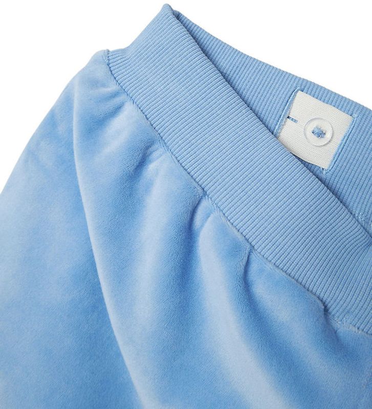 NkfDebbie Velour Shorts - Vista Blue