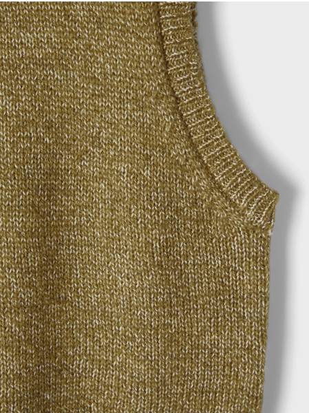 Bilde av NmfNapuf Knit Slipover - Stone Grey