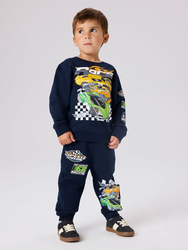 Name It Jerry Hot Wheels Sweat - Navy Blazer