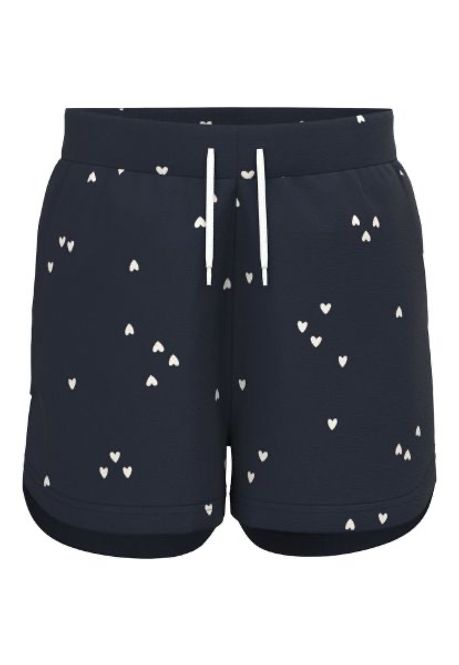 Hovedbilde NmfHenny Shorts Hjerteprint - Dark Sapphire