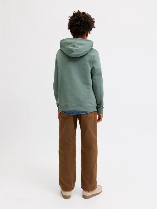 Jack & Jones Jr Norrebro Sweat Hood - Laurel Wreath