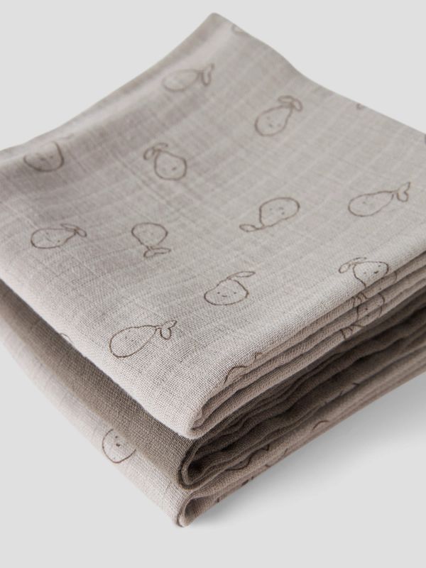 Name It Happy 3-pk Nappies - Chateau Gray 