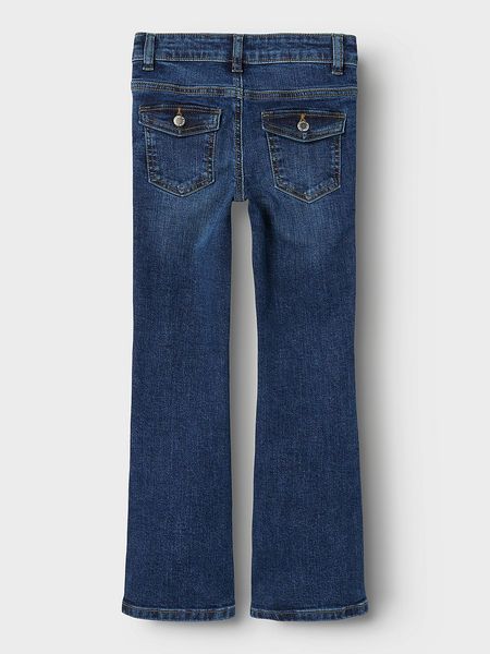Hovedbilde NkfPolly Skinny Boot Jeans 8245 - Dark Blue Denim