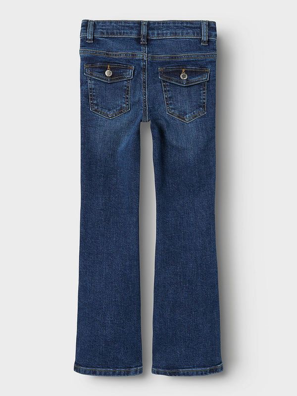 NkfPolly Skinny Boot Jeans 8245 - Dark Blue Denim