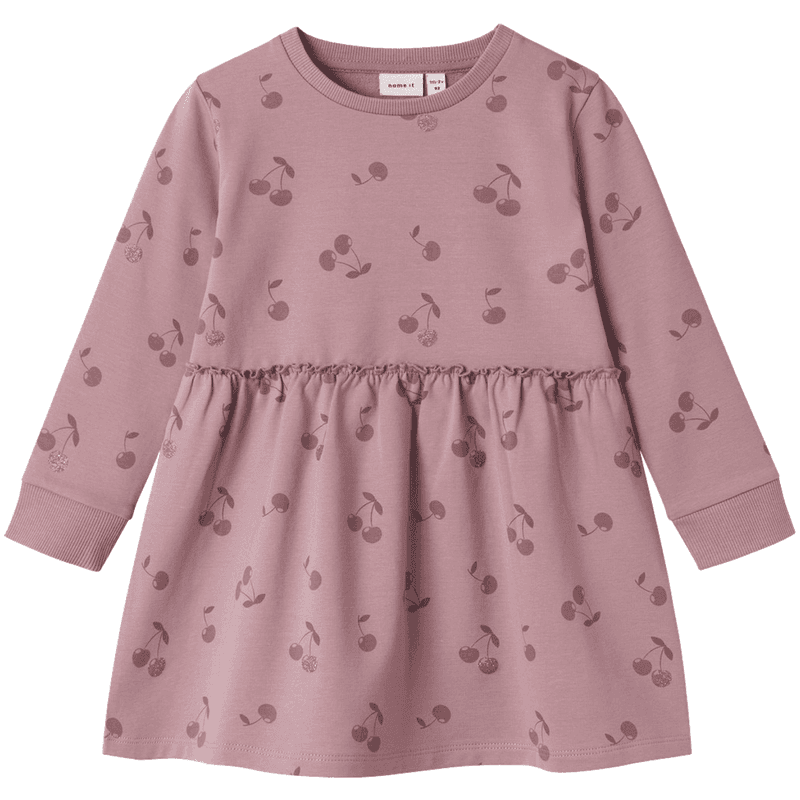 NmfBella Sweat Dress - Eldeberry