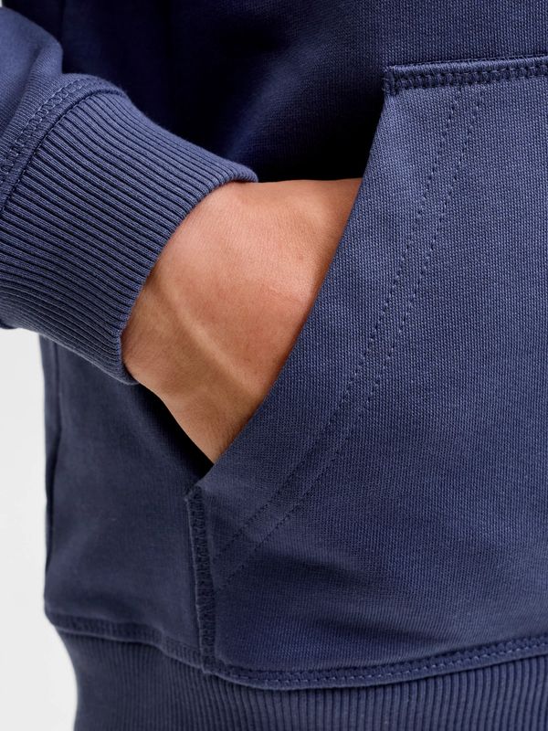 Jack & Jones Jr Norrebro Sweat Hood - Crown Blue