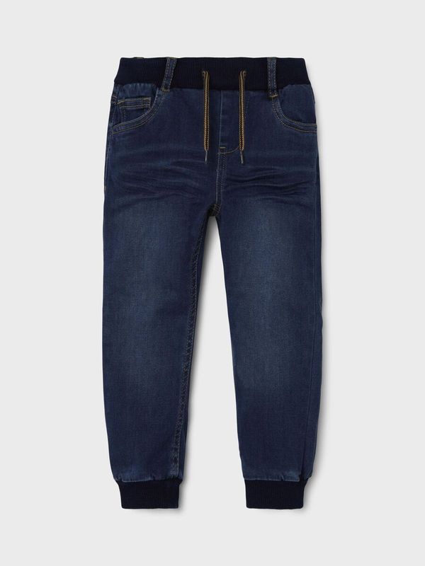 NmmBen baggy round jeans - Dark Blue Denim