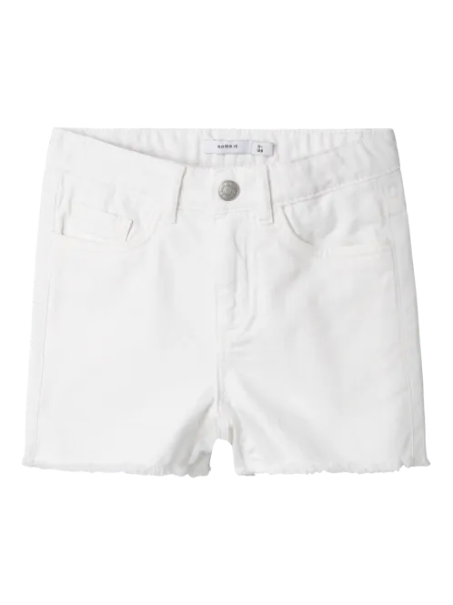 Hovedbilde NkfRose Mom Shorts 3248 - Lucent White