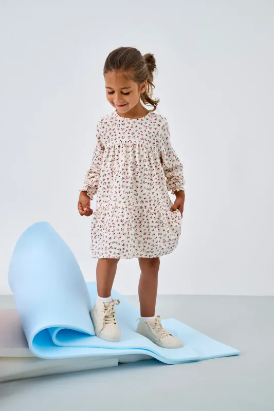 Kids Only Thyra Life Dress - Tofu/Ditsy Flow 