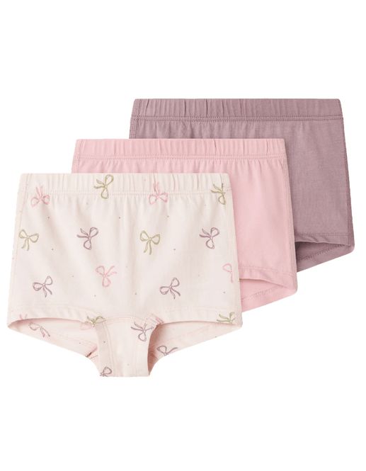 Hovedbilde Name It  3-pk Hipster truser - Barely Pink Bow