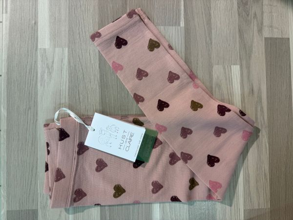 Hovedbilde Hust&Claire Laki Hearts ull/bambus leggings  - ...