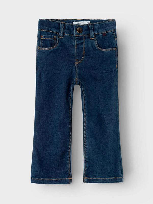 NmfSalli bootcut jeans - Dark Blue Denim