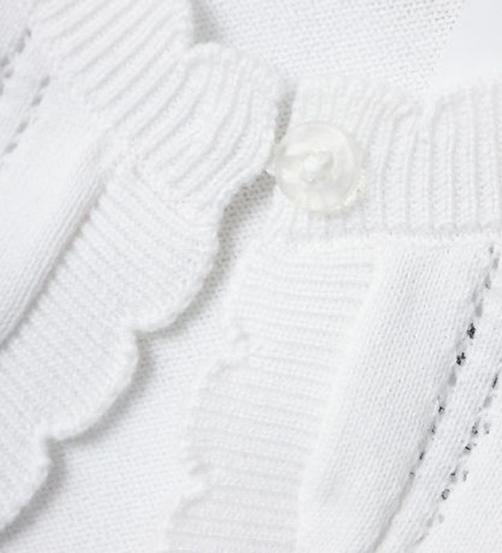 NmfTilli ls Knit Bolero - Bright White