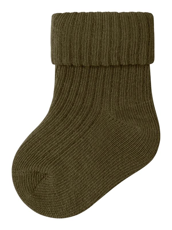 Name It Nobbu Sock - Olive Night/Ombre Blue/Sesame