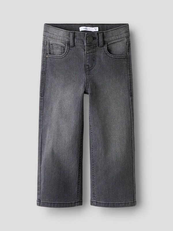 Name It Rose Wide  Jeans - Medium Grey