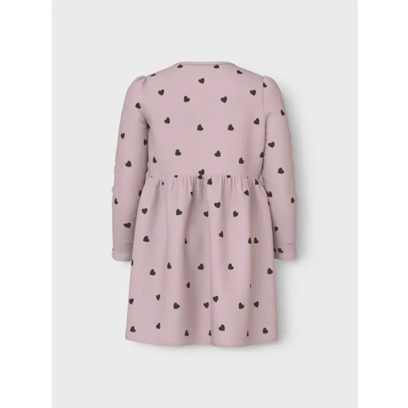 NmfkHeart ls Dress - Burnished Lilac