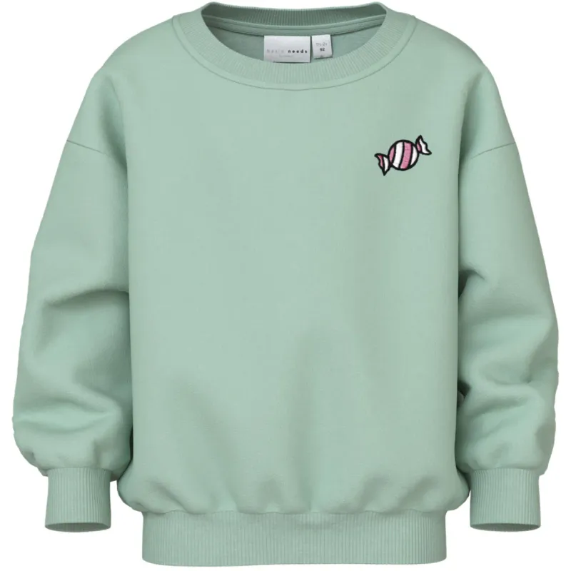 NmfVallene ls Sweat - Gossamer Green
