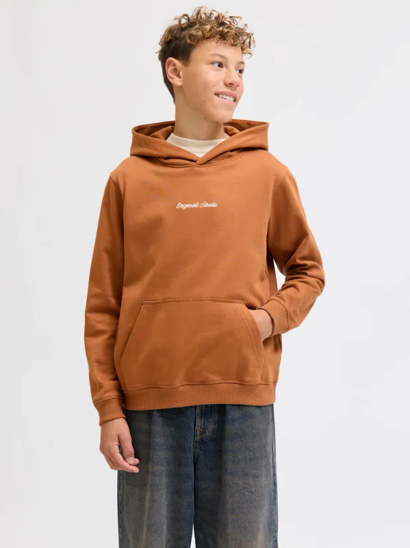 JorNorrebro emb sweat hood jnr - Argan Oil