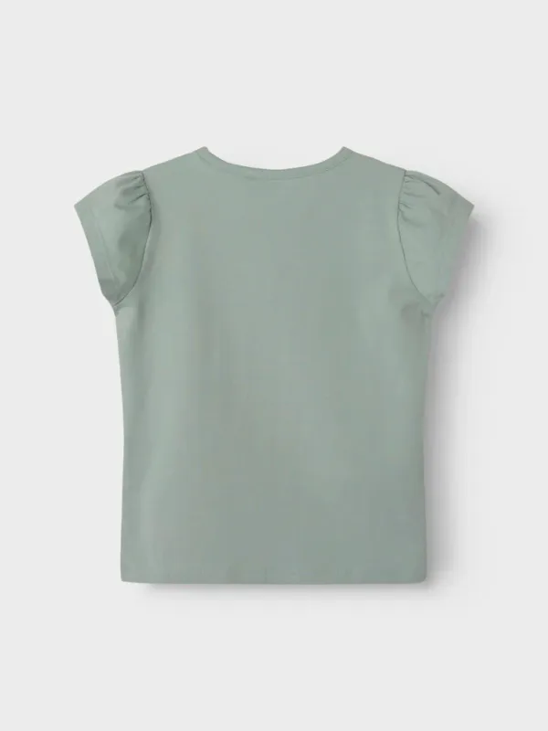 NmfMaria Gabby ss top - Aqua Gray