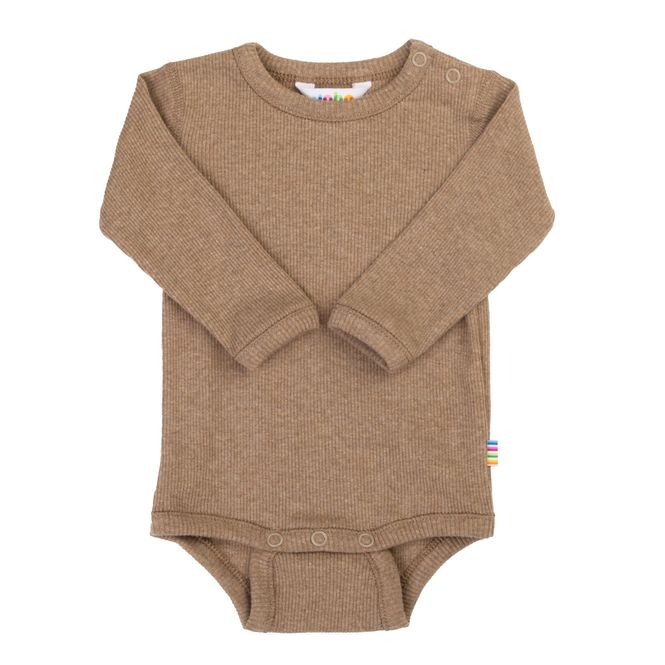 Hovedbilde Joha Rib Bomull Body - Mørk Beige