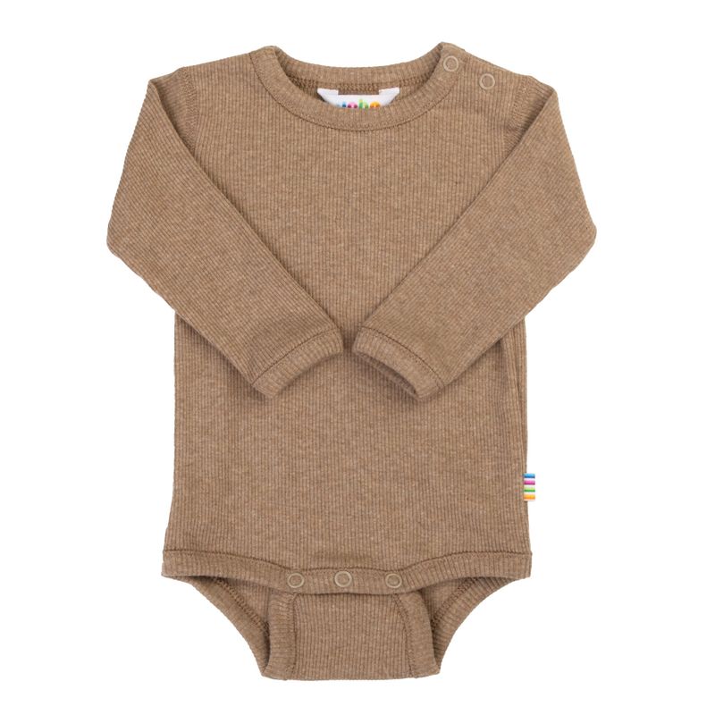 Joha Rib Bomull Body - Mørk Beige