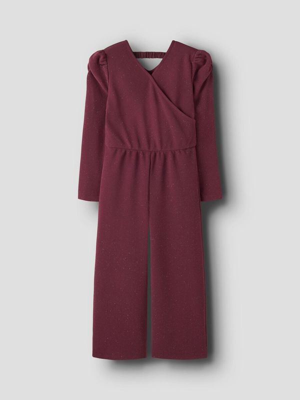 NkfRoka ls Jumpsuit - Burgundy