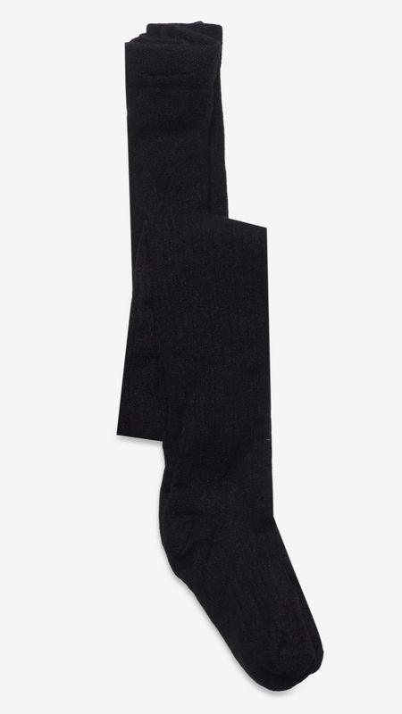 NkfPantyhose  Glitter Rib - Black