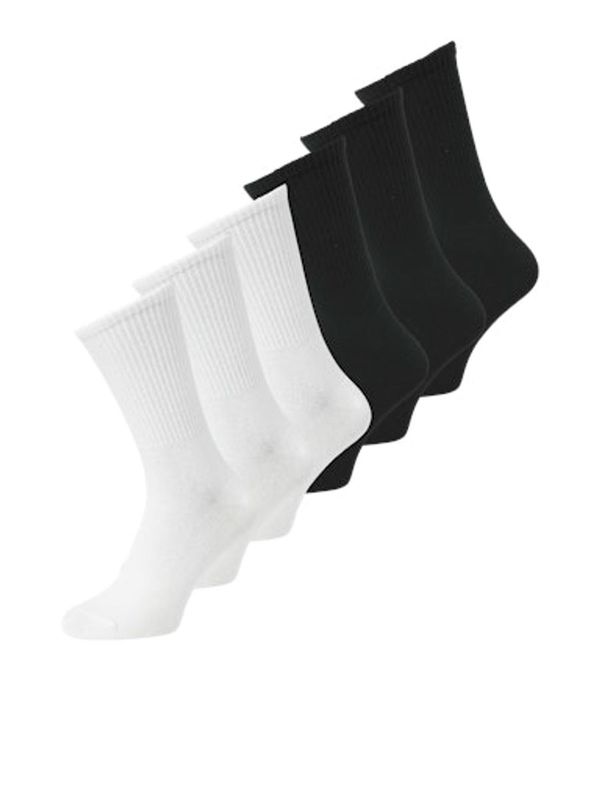 Jack and Jones Nolan tennissokker 6-pk - White/Black