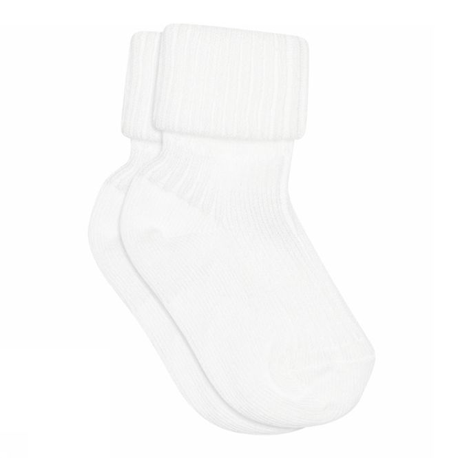 Hovedbilde MP Kids Rib baby socks - White