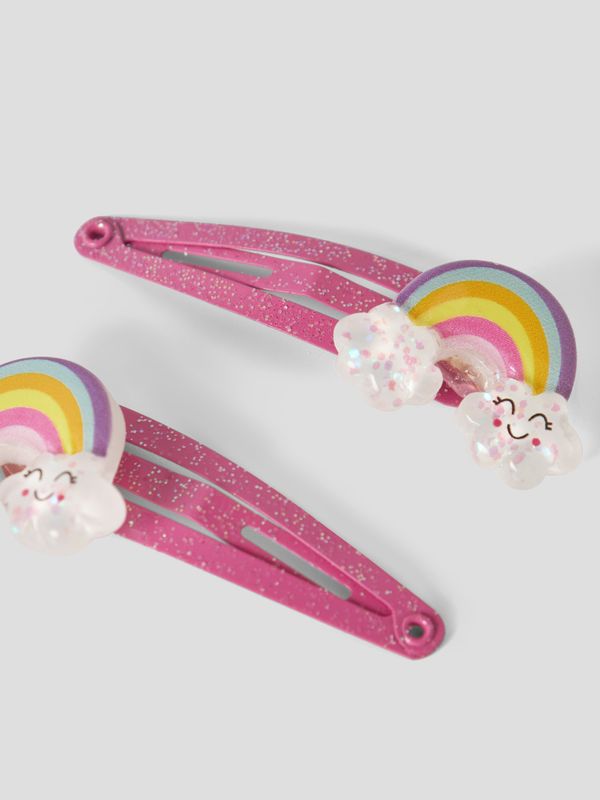 Name It Unicorn/Rainbow 2pk Hairclip