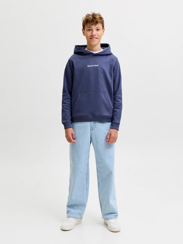 Jack & Jones Jr Norrebro Sweat Hood - Crown Blue