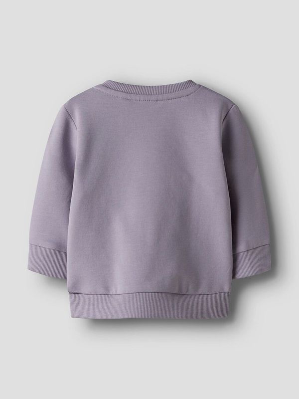 NbfTacathy ls Sweat - Lavender Grey
