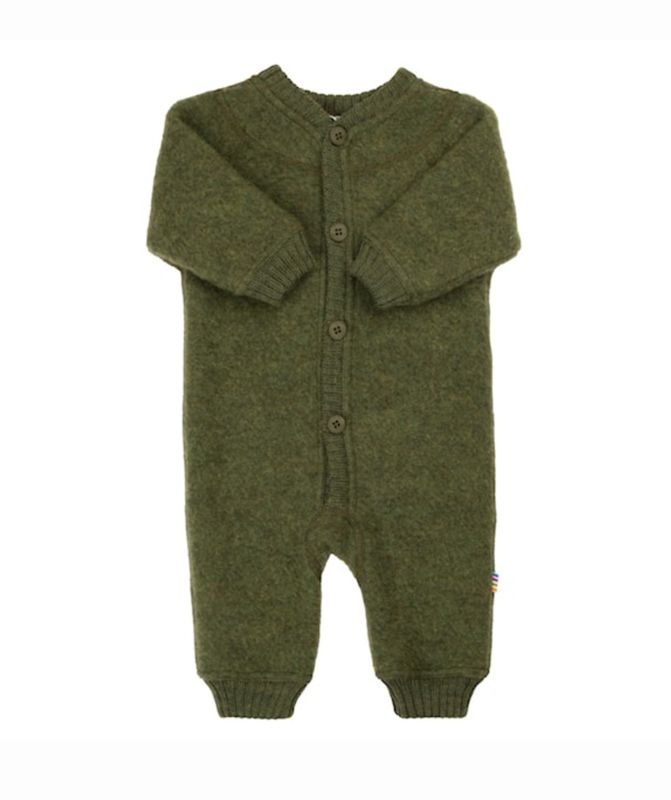 Joha ullfleece heldress - Mørk oliven