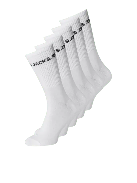 Hovedbilde JacBasic Tennissokker 5-pk - White