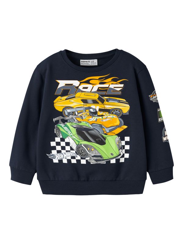 Name It Jerry Hot Wheels Sweat - Navy Blazer